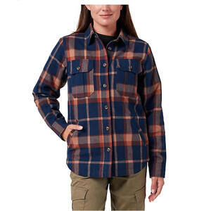 Lucky Brand Womans Plaid Flannel Shirt with Quilted Lining NWOT Size Large